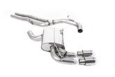 Milltek Audi RS3 SPORTBACK S TRONIC (8P) (2011 to 2012) Cat-back Exhaust Non-resonated (louder). Polished Tips. Includes Active Exhaust Valve.